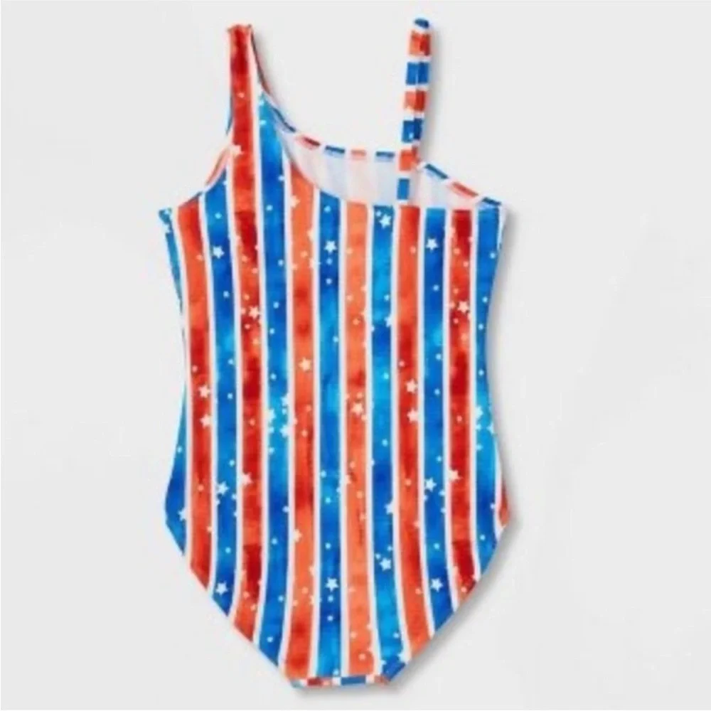 Striped swimsuit